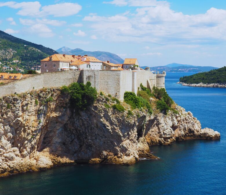 Dubrovnik old town from Lovrijenac
