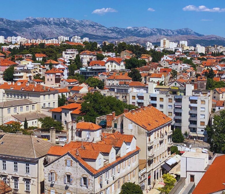 view from split belltower