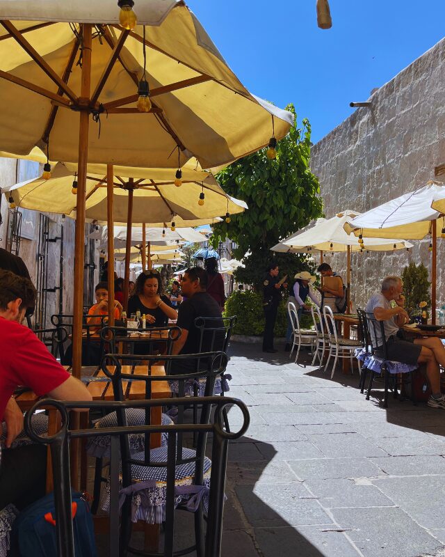 strolling through arequipa peru