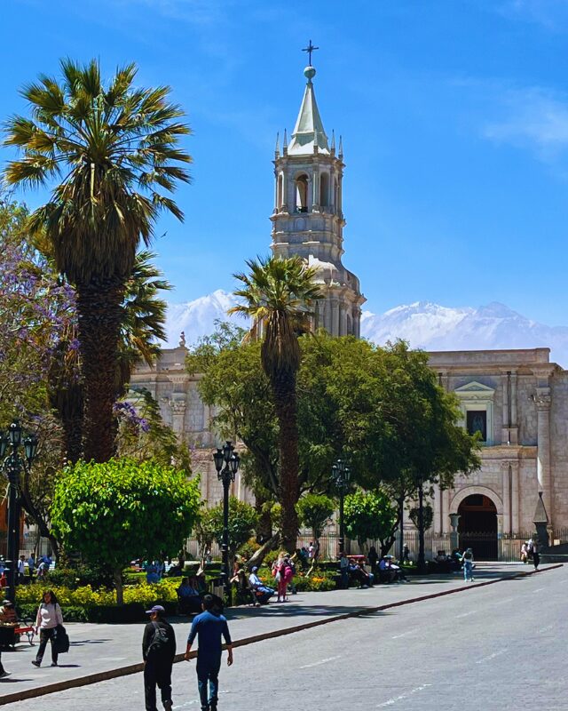 plaza de armas in arequipa