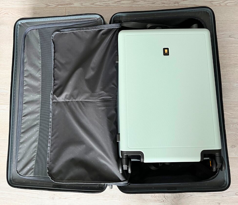 storage of two suitcases