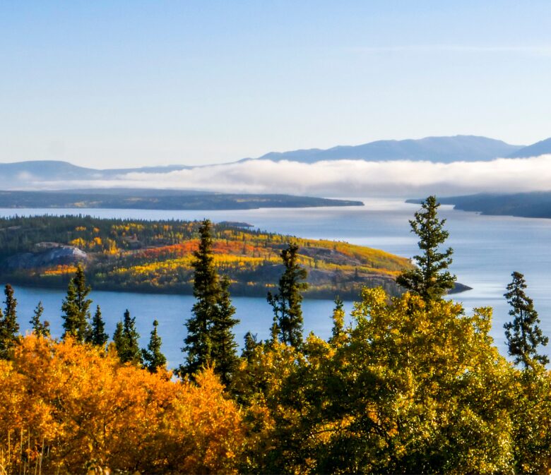 hiking in canada in autumn