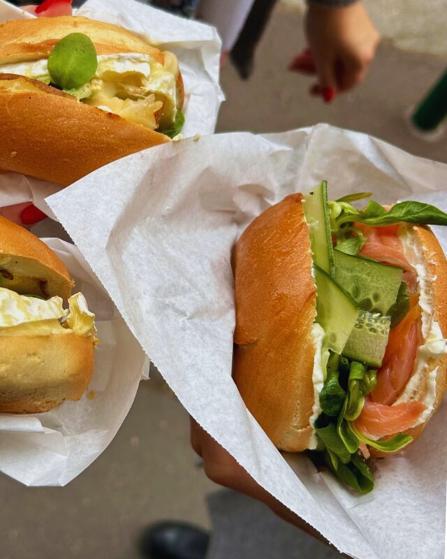 salmon bagel budapest food guide