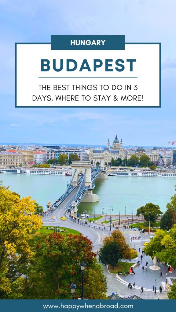 3-day budapest itinerary
