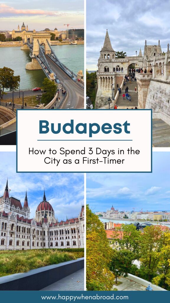 itinerary for 3 days in budapest, hungary