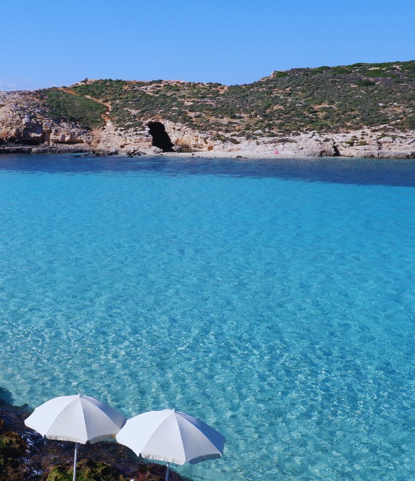 blue lagoon beach in malta