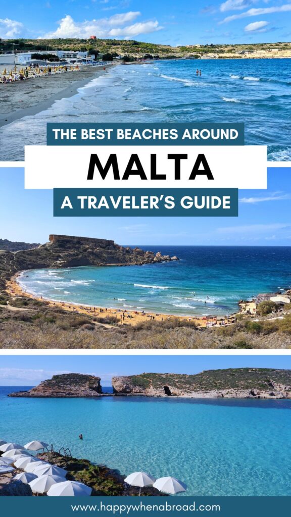 a travel guide to the best beaches in malta