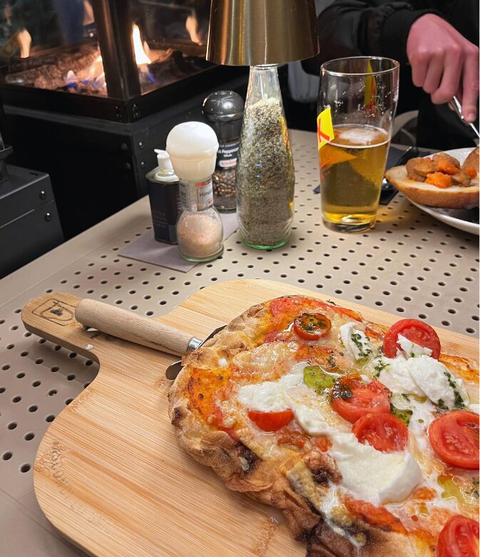 Outdoor fire and dinner at Villager by Munchies, Mellieha.