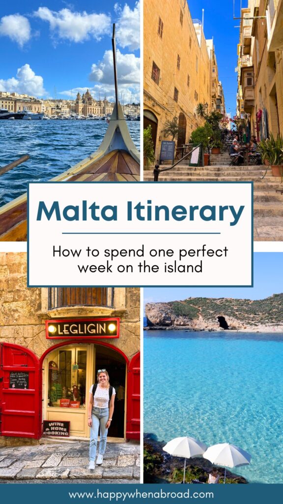 1-week malta itinerary blog post