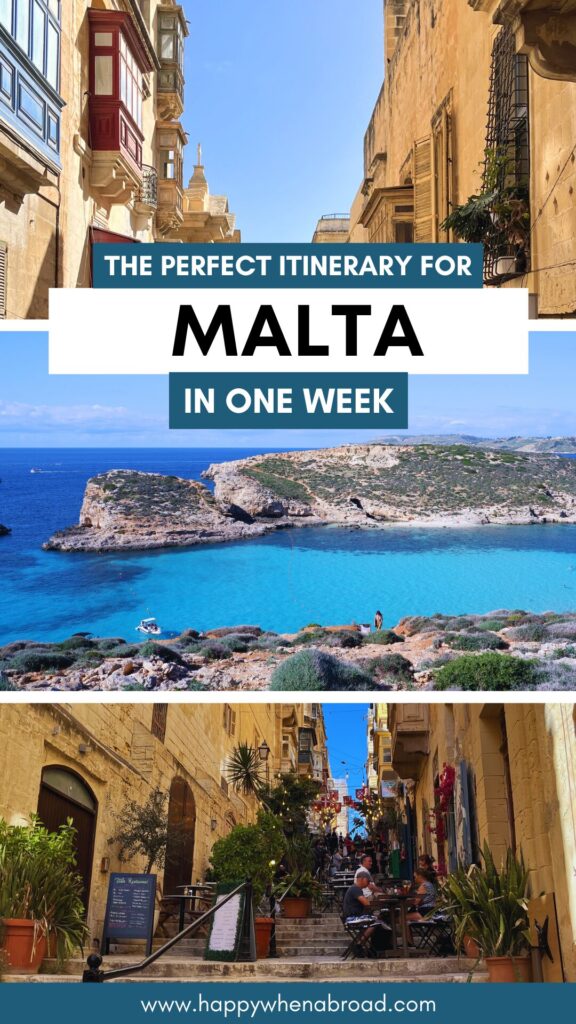 the perfect 1-week malta itinerary