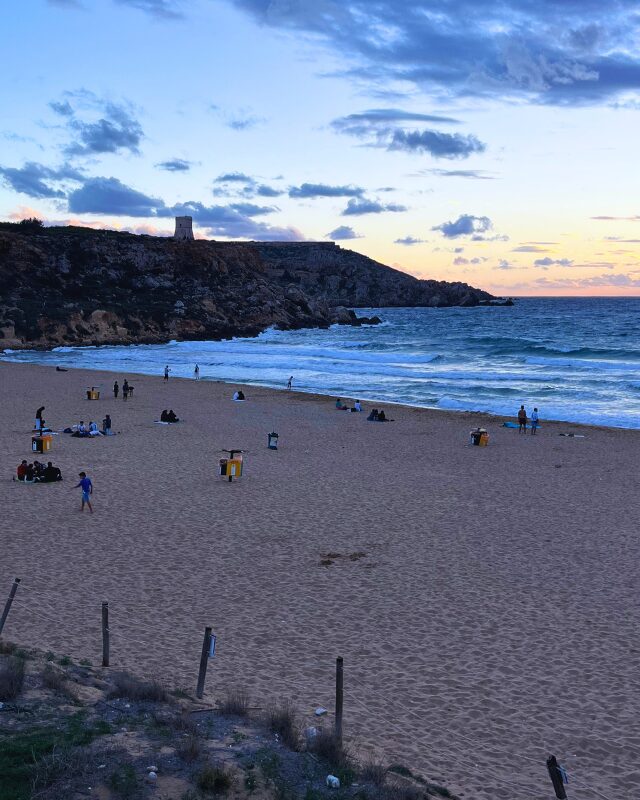 golden bay beach is one of the most beautiful beaches in malta