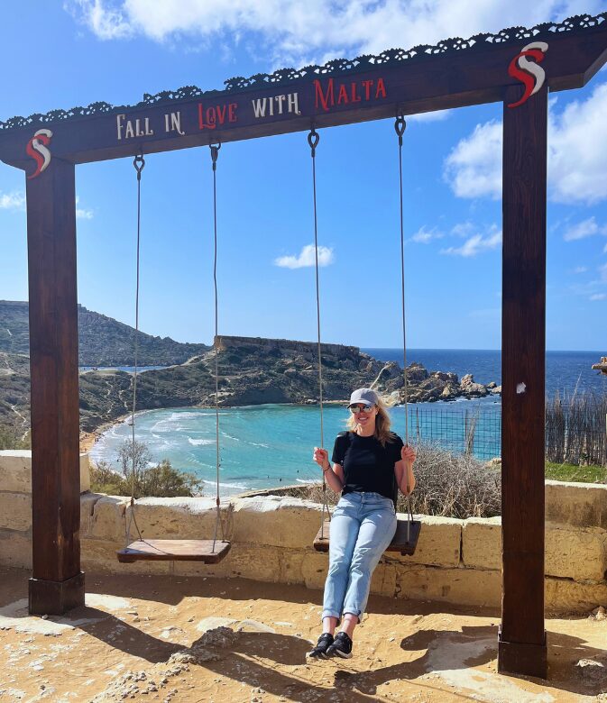 fall in love with malta swing at riviera beach