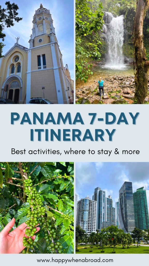 7-day panama itinerary for first timers