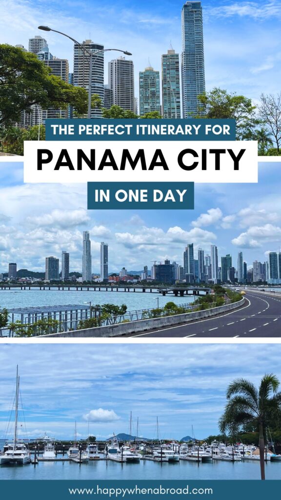 1 day in panama city itinerary pinterest pin