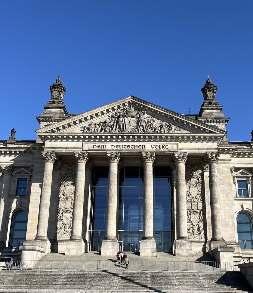 reichstag building in the German capital