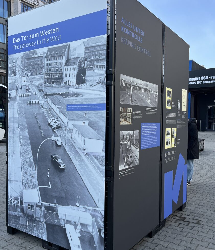 info signs at checkpoint charly