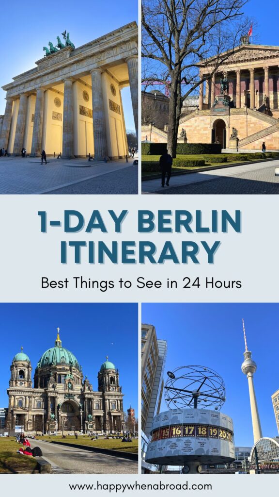 the perfect 1-day berlin itinerary pinterest