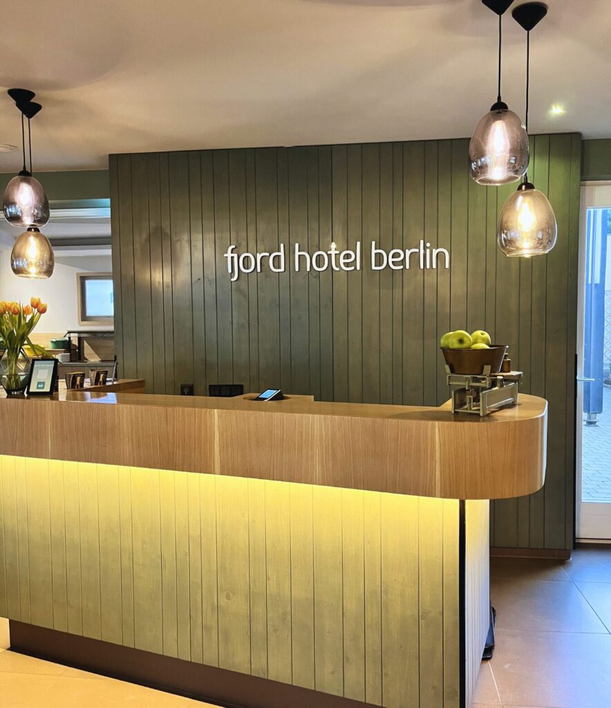 reception at the fjord hotel