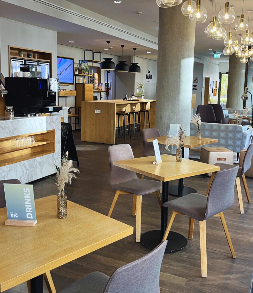 lobby at the yard hotel