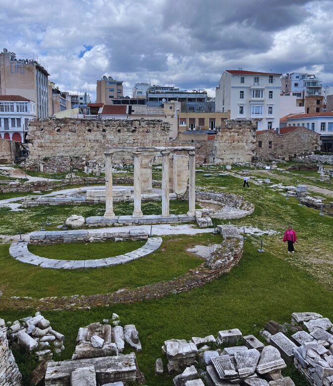 hadrians library 2-day athens itinerary