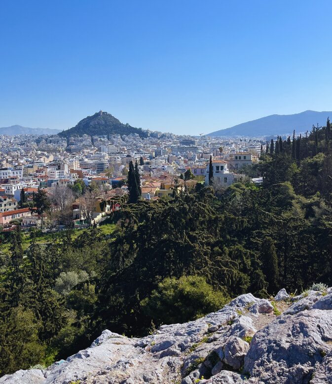 view over athens